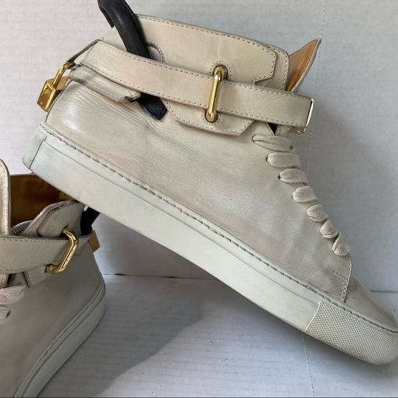Buscemi 100mm Lock & Key Hi Top Sneakers - Picture 10 of 13